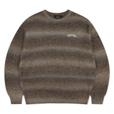 VARSITY LOGO GRADATION KNIT SWEATER