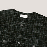 [F/W]ブラックラインツイードジャケット(2color)