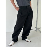[S/S] Nylon tuck wide slacks (3color)