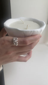 Minimi silver balls ring(open ring)