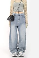 Cloud Wide Denim Pants(2colors)