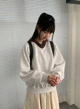 Picken V-neck Over Sweatshirt