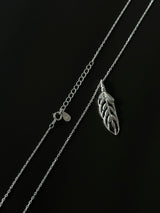 [925silver] Leaf necklace