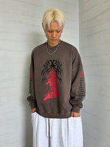 VENTIQUE Pigment Glamour Sweatshirt 2color