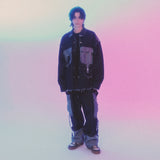 grunge roll-up denim pants_blue