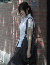 cloudy side button standard shirt
