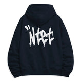 graffiti font logo 2-way zip-up (4color)