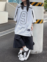 ナンバー9メッシュテープTシャツ