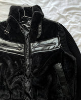 Trimmed Fur Leather Mustang + Knit