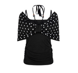 Elina Bow Draped Top