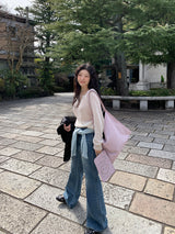 [MADE] Rules Button Henley Neck Knit