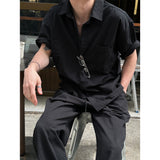 [SET UP가능] Washed cotton half shirts(6color)