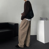 TR2511 Cotton Curved Wide Pants (3 colors)