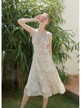 Daphne flower dress Ivory