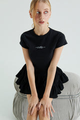 EVIE baby TEE BLACK