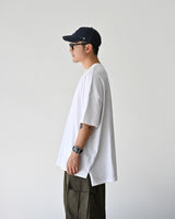 BT オーバーサイズスリットショートスリーブTシャツWH