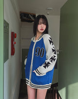 90 スタジアム ツーウェイ ニット ジップアップ