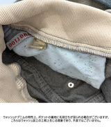 (W's) ウエストバンド ヴィンテージ ワイド デニム