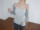 tangle hoodie bolero (3 color)