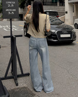 Rinu cut denim pants