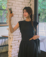 Mene Back Slit T-shirt & Pants Set