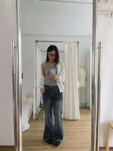 Vicky Basic Ribbed Round Sleeveless