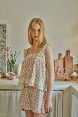Blossom Sleeveless Two-Piece Cream[24184WTNSN]