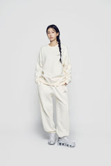 24FW UPSIDE DOWN LOGO NAPPING ZURRY PANTS IVORY