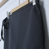 Hush Wrap Skirt Pin Tuck Pants (2color)