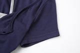 Halter Strap Layered Short Sleeve T-Shirt 231330362