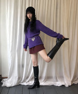 チャンキー ニット オーバーサイズ プルオーバー(4COLORS!)