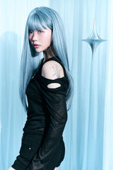 See-through layered T-shirt set