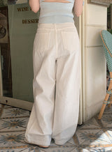 Daily Pintuck Long Wide Cotton Pants (2color)