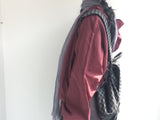 air-shell hooded cropped jacket