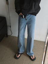 ASCLO Finish Wide Denim Pants (9color)