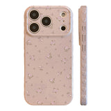 フラワー ドット パターン ソフト iPhone ケース