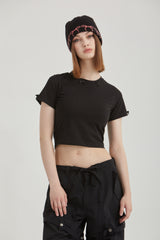 PETITE RIBBON T-SHIRT
