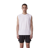 VYLON Logo white sleeveless top