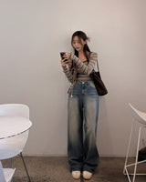 Gerun cardigan & sleeveless set