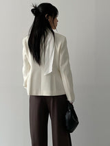 Lien V-Neck Tie Blouse