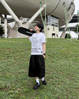 Aver Eyelet Cargo Bermuda Pants