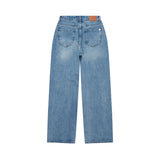 FRONT SIDE PATCHWORK DENIM PANTS code 18106