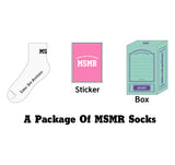 Dice Logo Crew Socks White