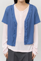 (W) Sua Ruffle Cardigan