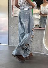ダメージヴィンテージデニムパンツ