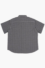Embo check short sleeve over shirt