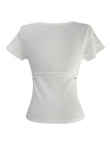 シルバーリベット半袖Tシャツ