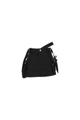  UNBALANCE CAGO SKIRT PANTS / BLACK