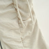 Riel Shirring Zip Top