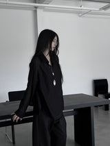 veil tencel シースルーシャツ (2color)
